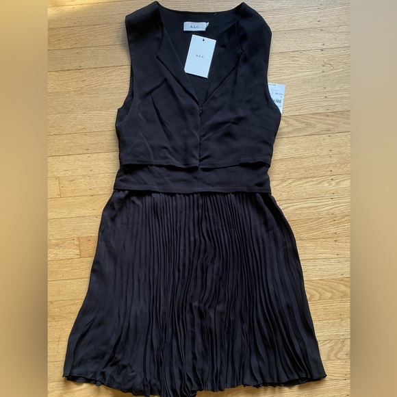 NWT A.L.C Pleated Midi Dress - Picture 2 of 5